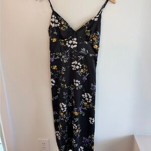 Boutique Floral Silk Dress